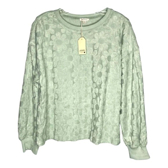 NEW JODIFL Pants Shirt Set Women Size small terrycloth Cotton Blend Lounge Boho - Picture 2 of 10